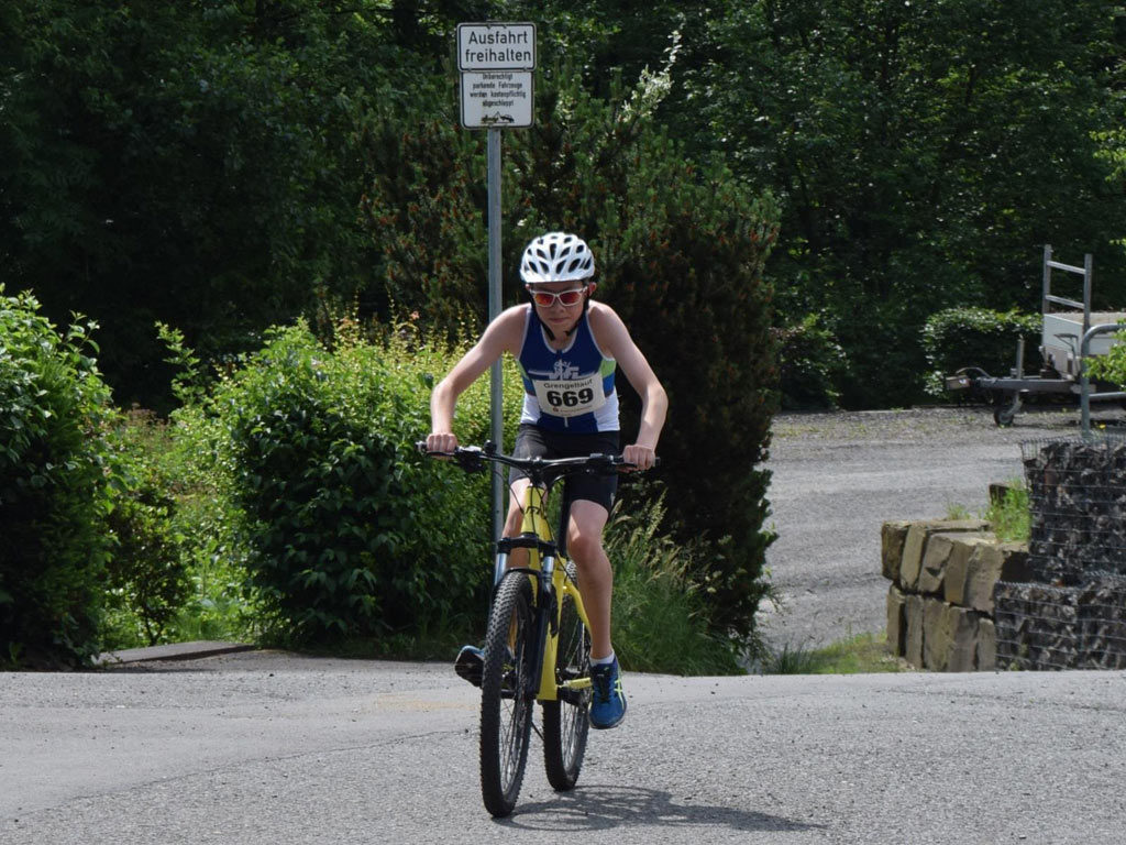 Leo Schlaack beim Crossduathlon